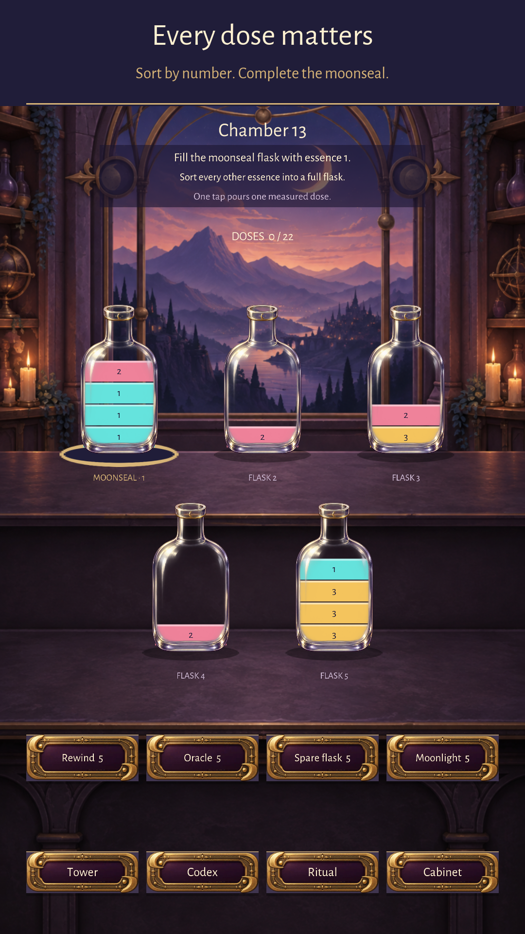 Potion Pour: Moonseal gameplay screenshot 1